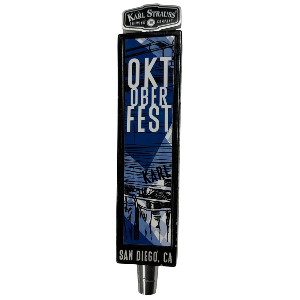 Karl Strauss Brewing Oktoberfest Beer Tap Handle San Diego CA Bar Kegerator